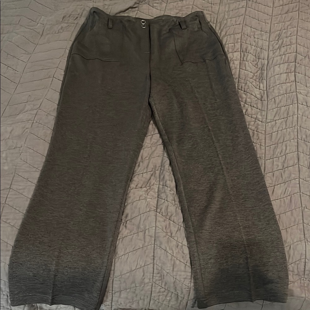 Cato Gray Trousers with Straight Leg Cut